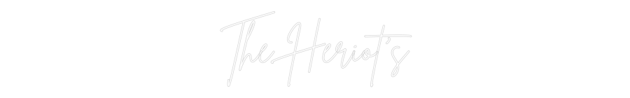 Custom Neon: The Heriot’s