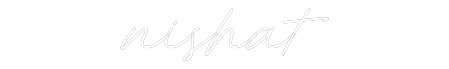 Custom Neon: nishat