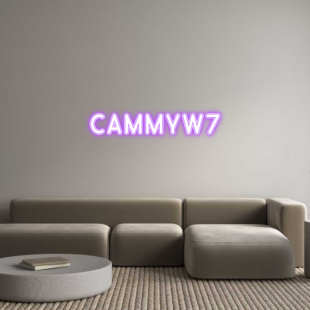 Custom Neon: CAMMYW7