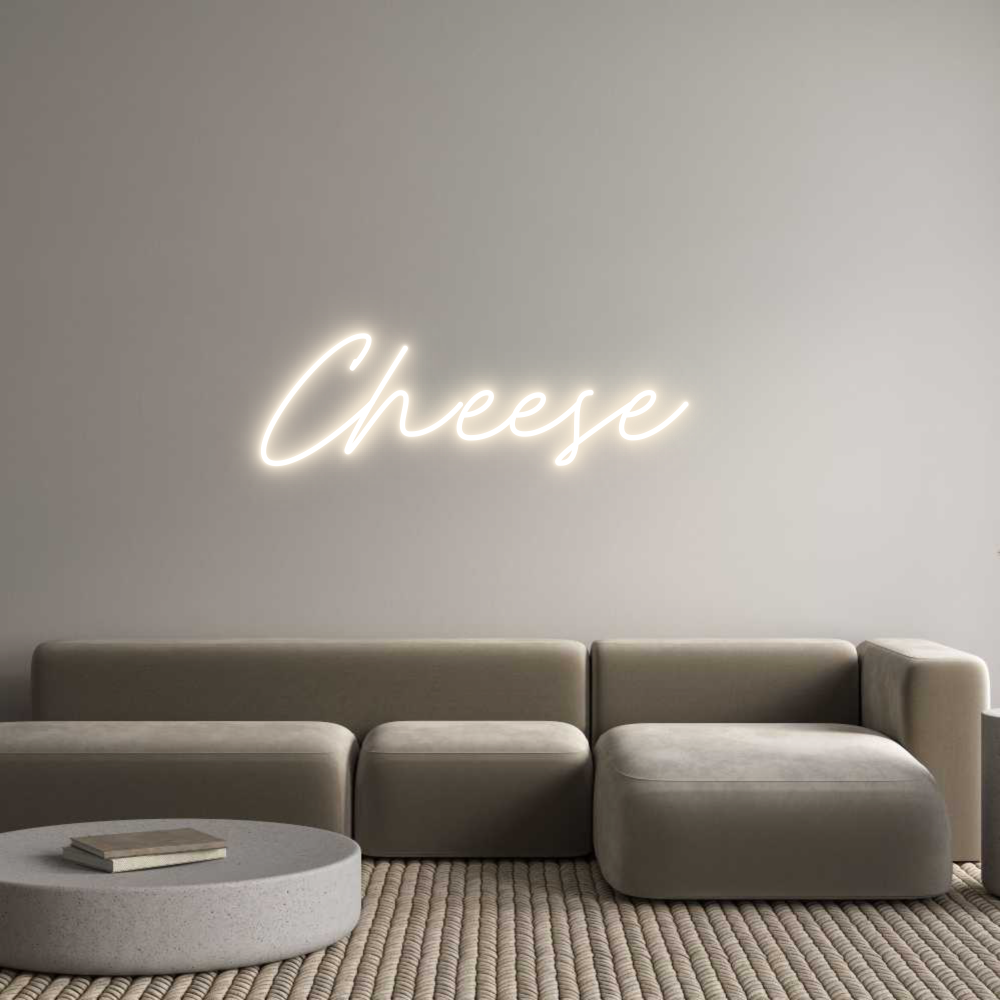 Custom Neon: Cheese