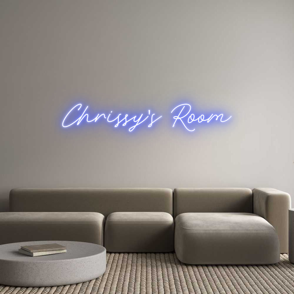 Custom Neon: Chrissy's Room