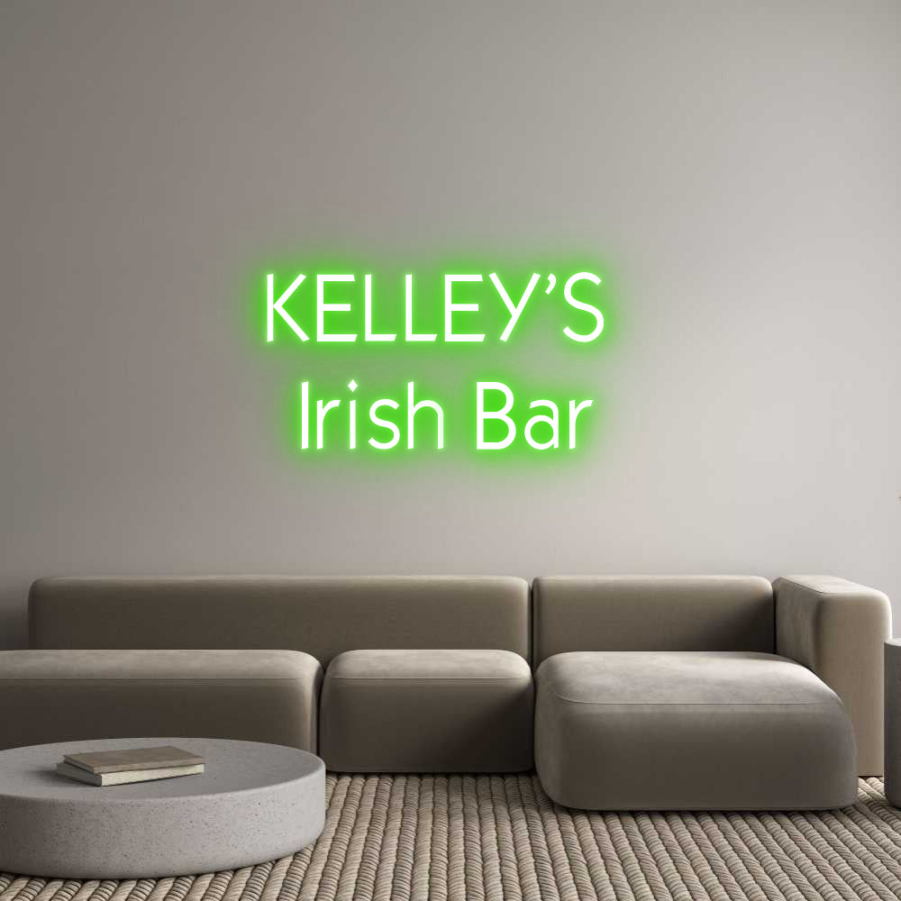 Custom Neon: KELLEY'S 
 I...