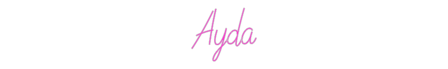 Custom Neon: Ayda