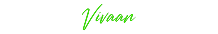 Custom Neon: Vivaan