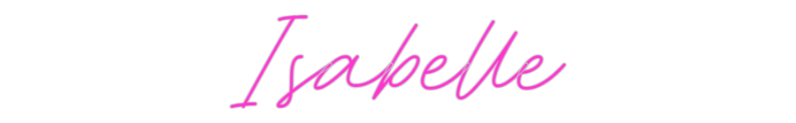 Custom Neon: Isabelle