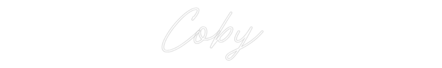 Custom Neon: Coby