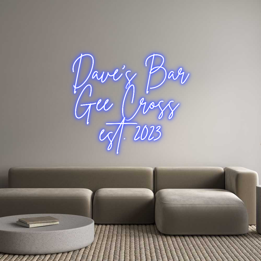 Custom Neon: Dave’s Bar
G...