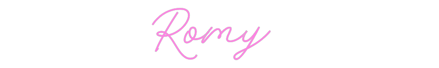 Custom Neon: Romy