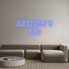 Custom Neon: MATTHEW'S
PAD