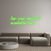 Custom Neon: Ear wax remov...
