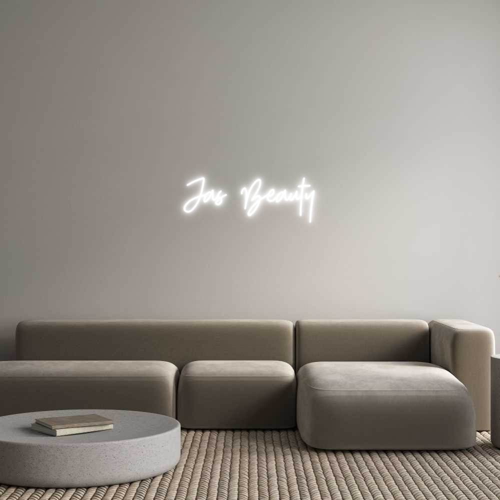 Custom Neon: Jas Beauty