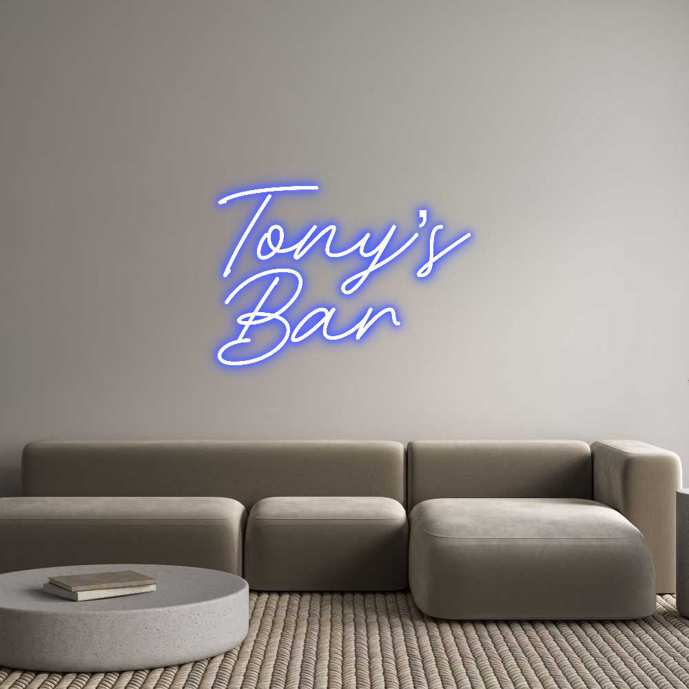 Custom Neon: Tony’s
Bar