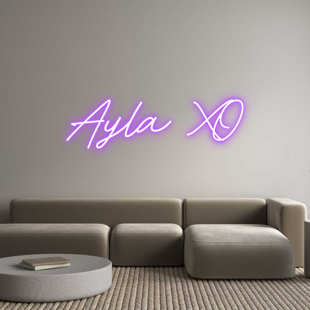 Custom Neon: Ayla XO