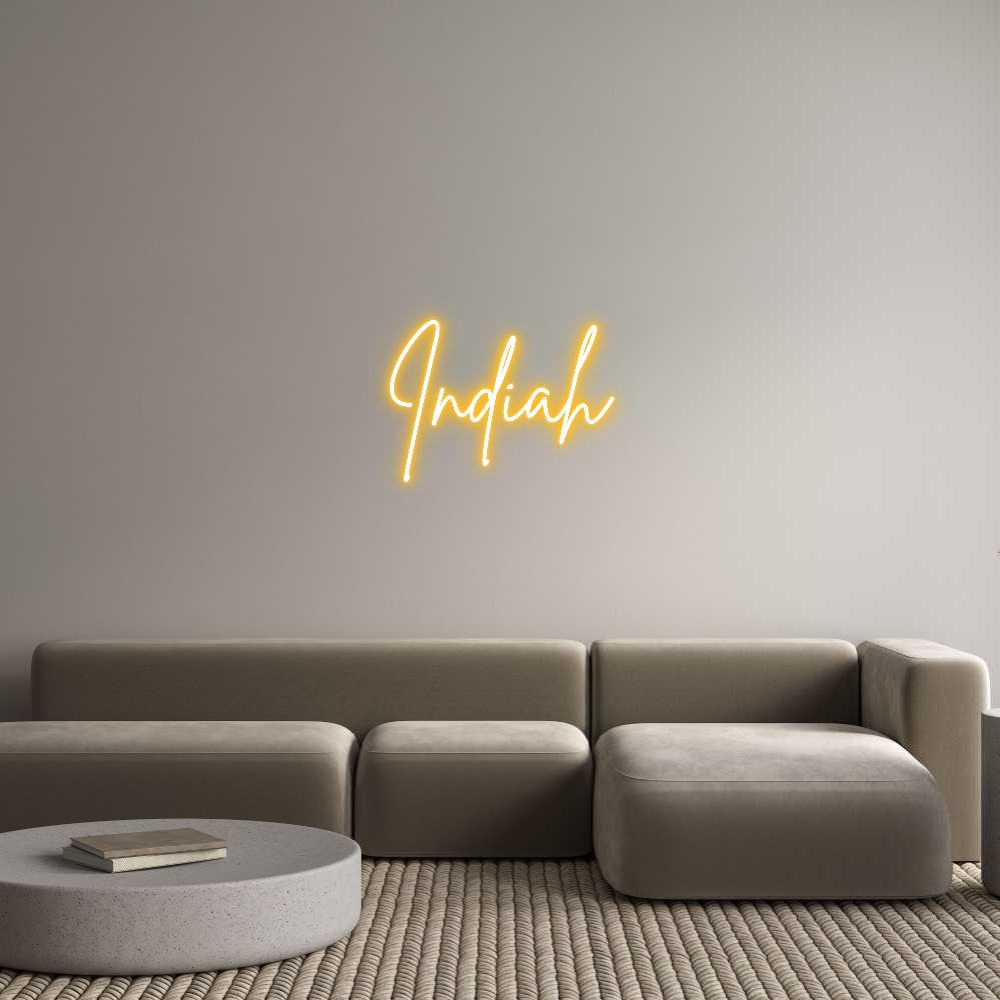 Custom Neon: Indiah