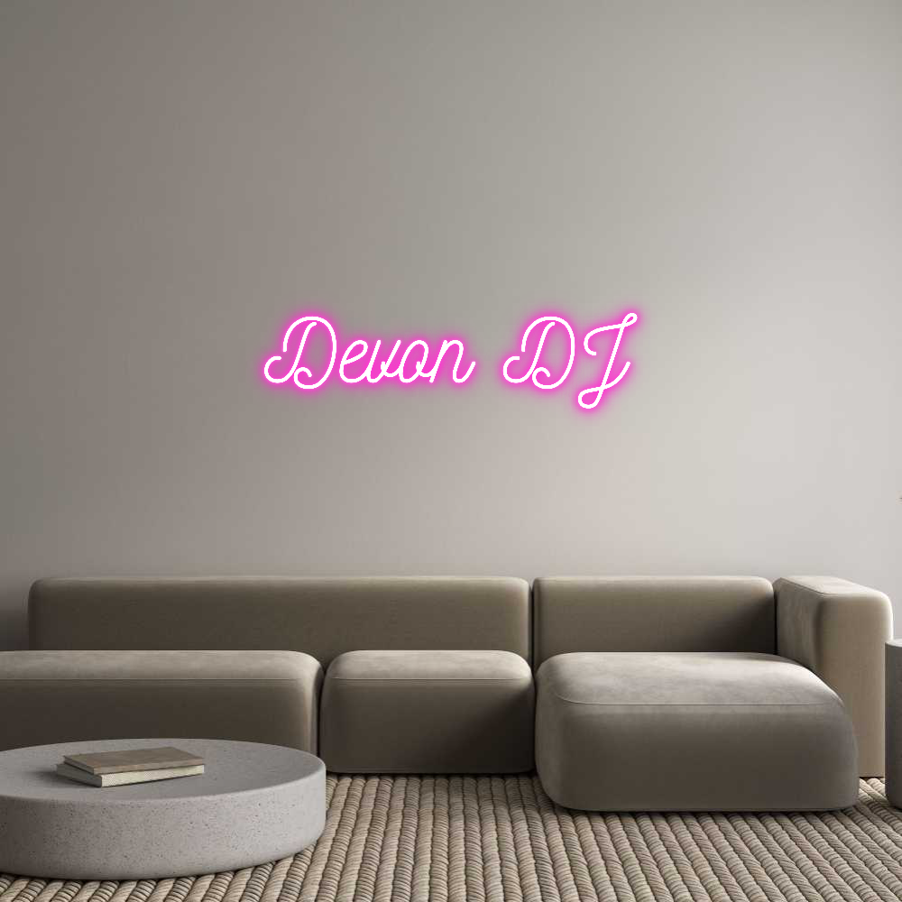 Custom Neon: Devon DJ