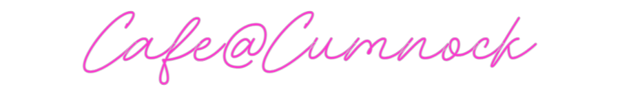 Custom Neon: Cafe@Cumnock