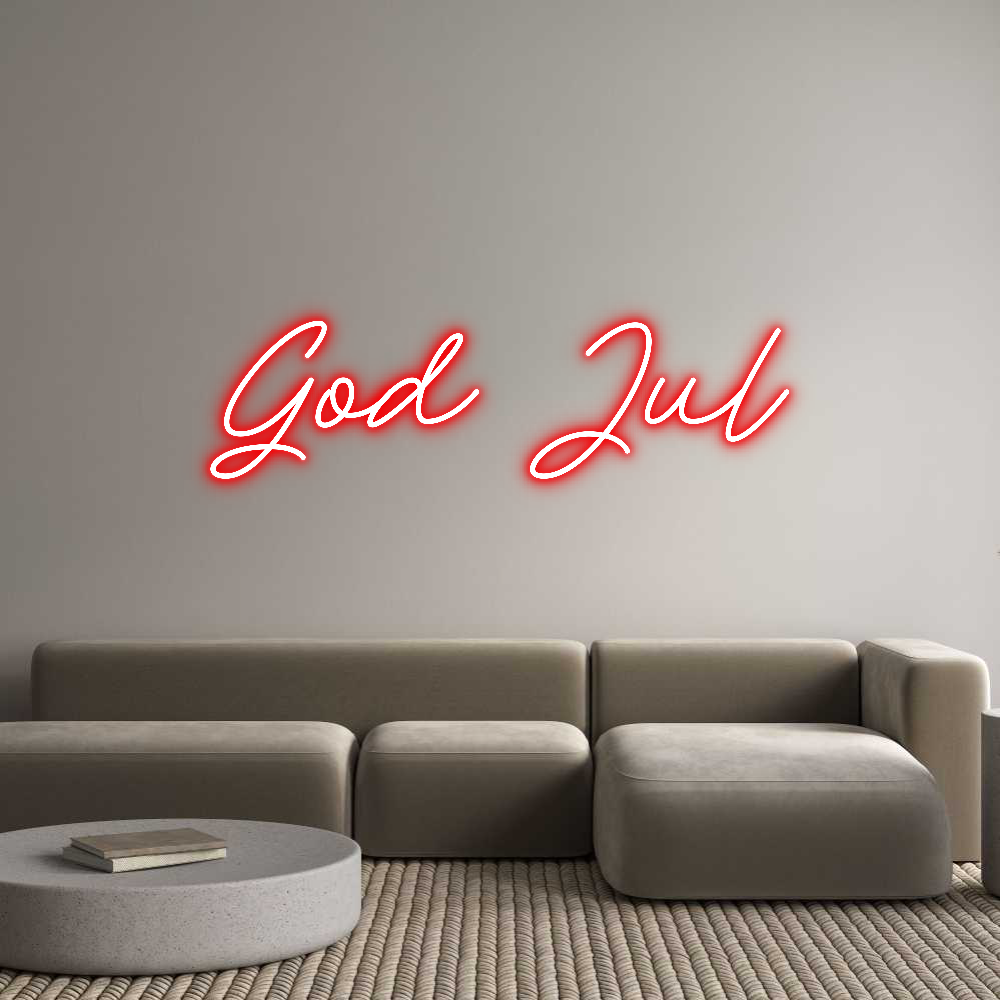 Custom Neon: God Jul