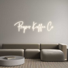 Custom Neon: Proper Koffee...