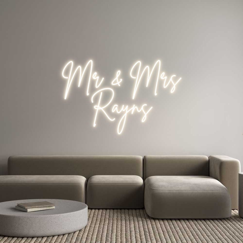 Custom Neon: Mr & Mrs
Rayns