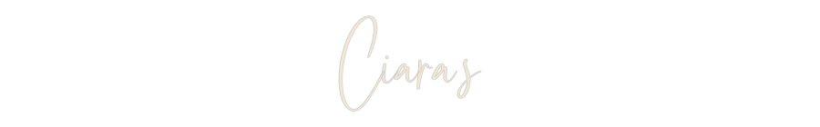 Custom Neon: Ciara’s