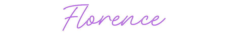 Custom Neon: Florence