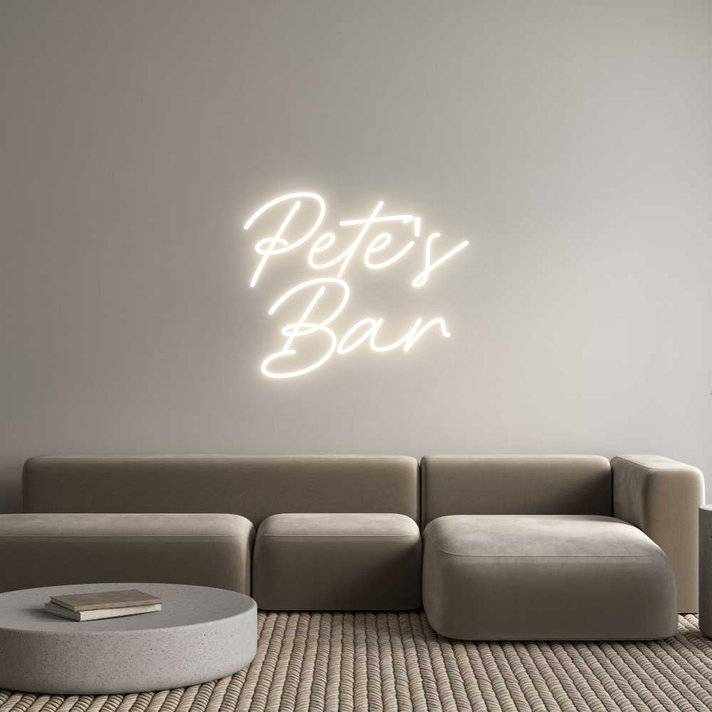 Custom Neon: Pete's
Bar