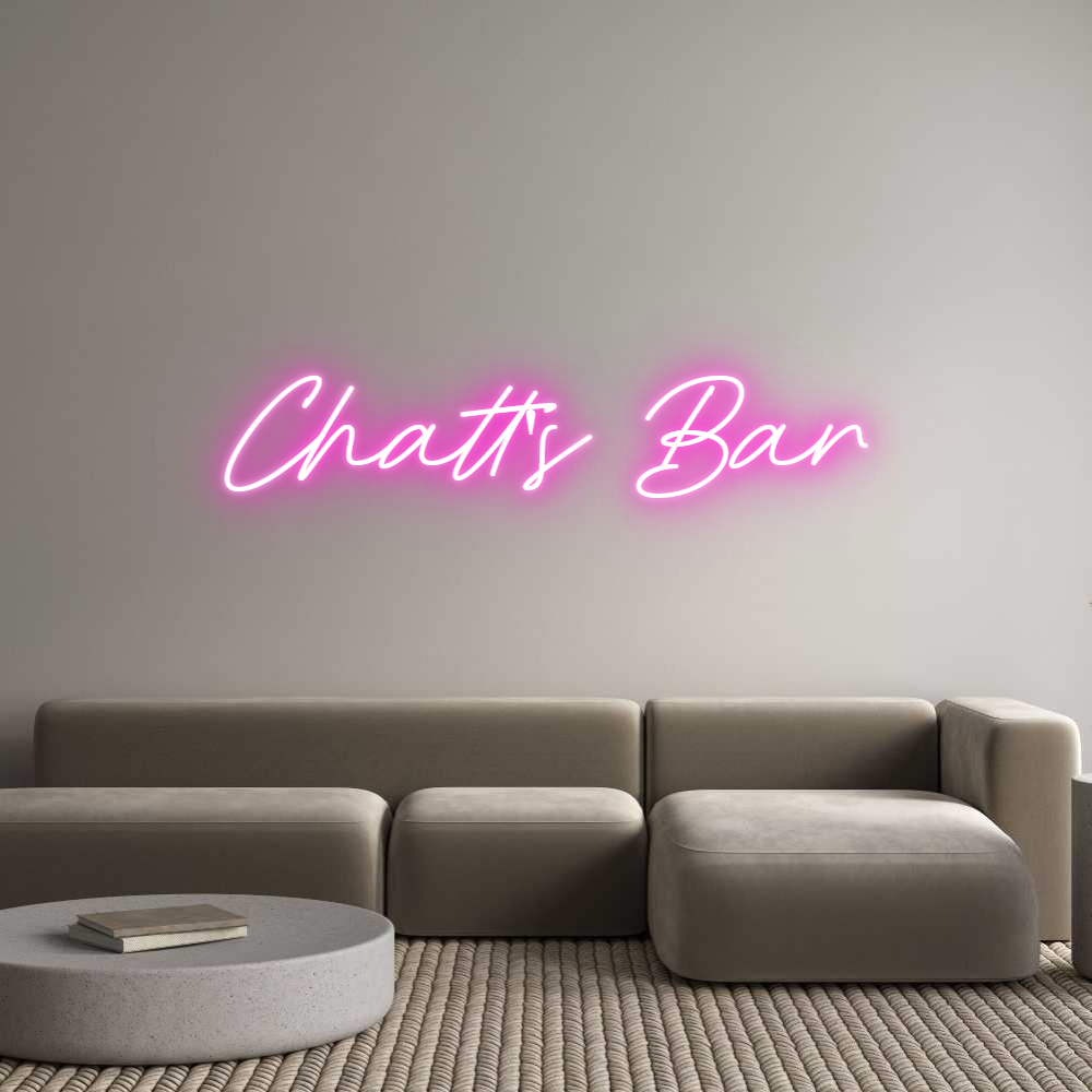 Custom Neon: Chatt's Bar