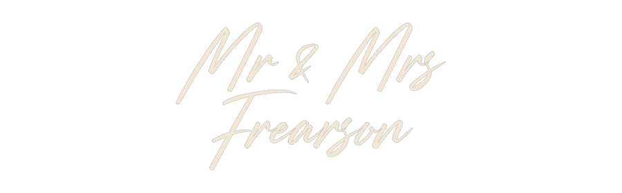 Custom Neon: Mr & Mrs
Fre...