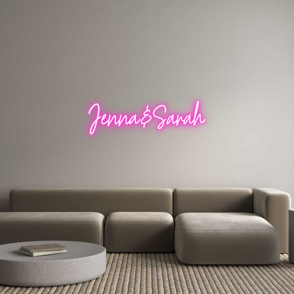 Custom Neon: Jenna&Sarah