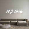 Custom Neon: MJ Nails