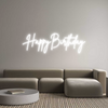 Custom Neon: HappyBirthday