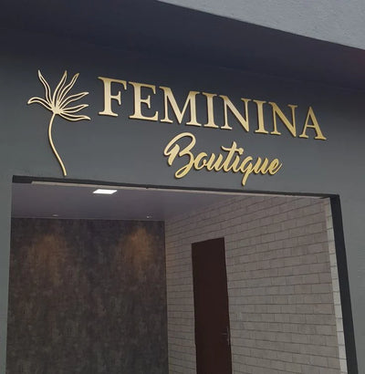 Flat cut signs 2D Letter Sign