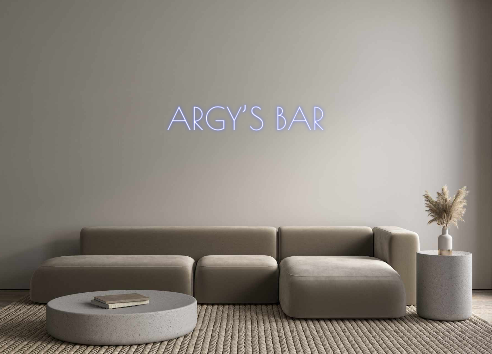 Custom Neon: ARGY’S BAR