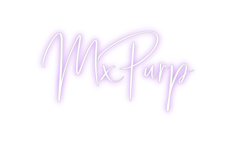 Custom Neon: MxPurp