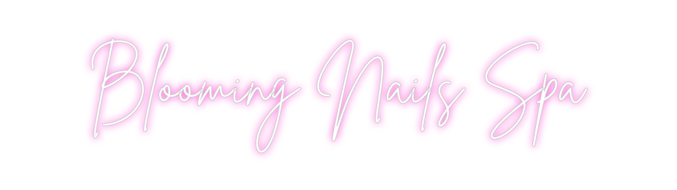 Custom Neon: Blooming Nail...