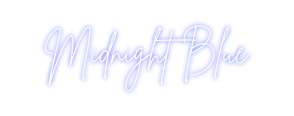 Custom Neon: Midnight Blue