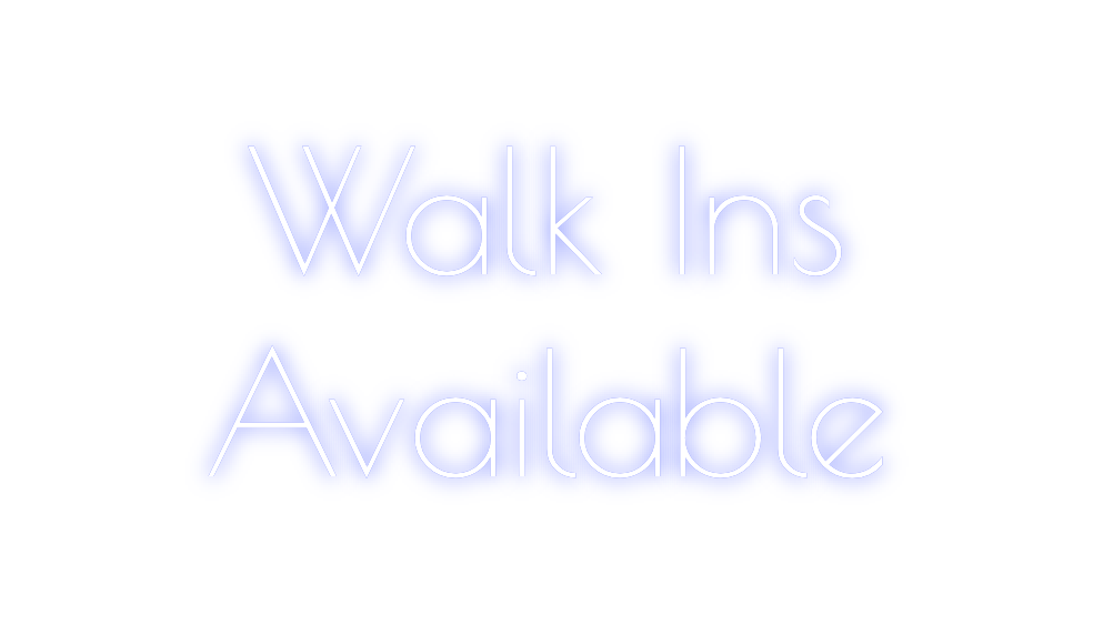 Custom Neon: Walk Ins
Avai...