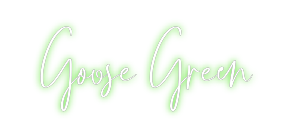 Custom Neon: Goose Green