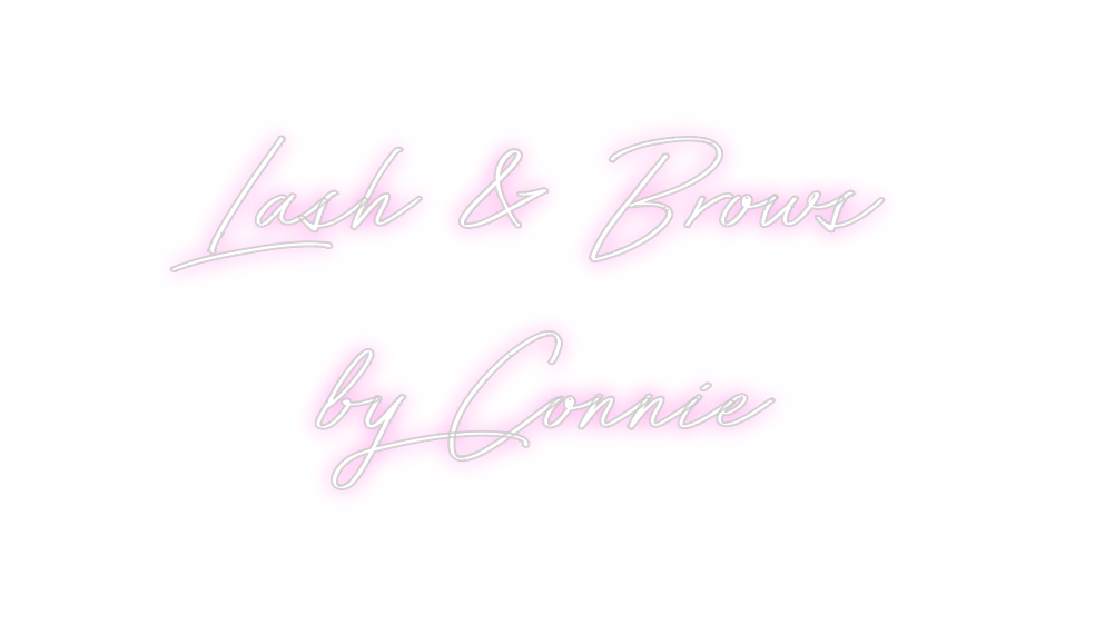 Custom Neon: Lash & Brows
...