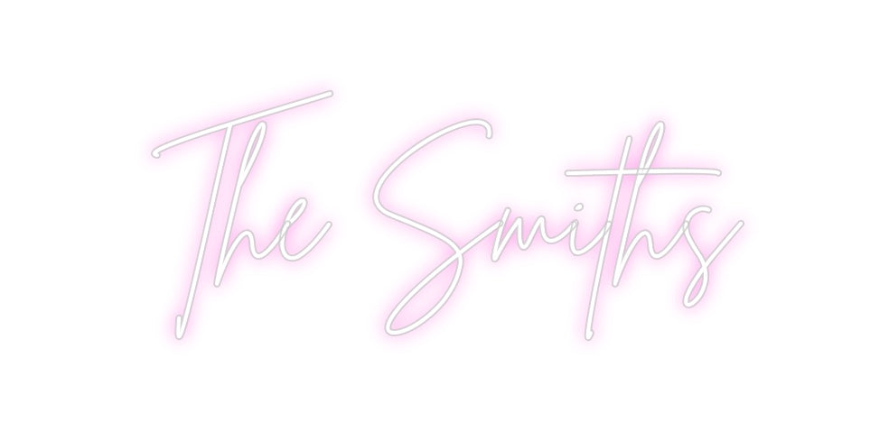 Custom Neon: The Smiths