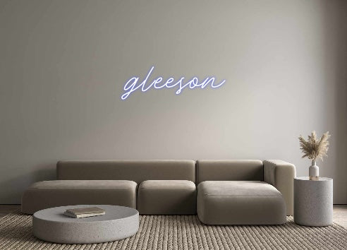 Custom Neon: gleeson