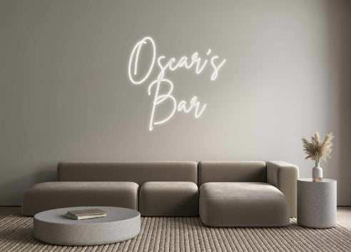 Custom Neon: Oscar's
Bar