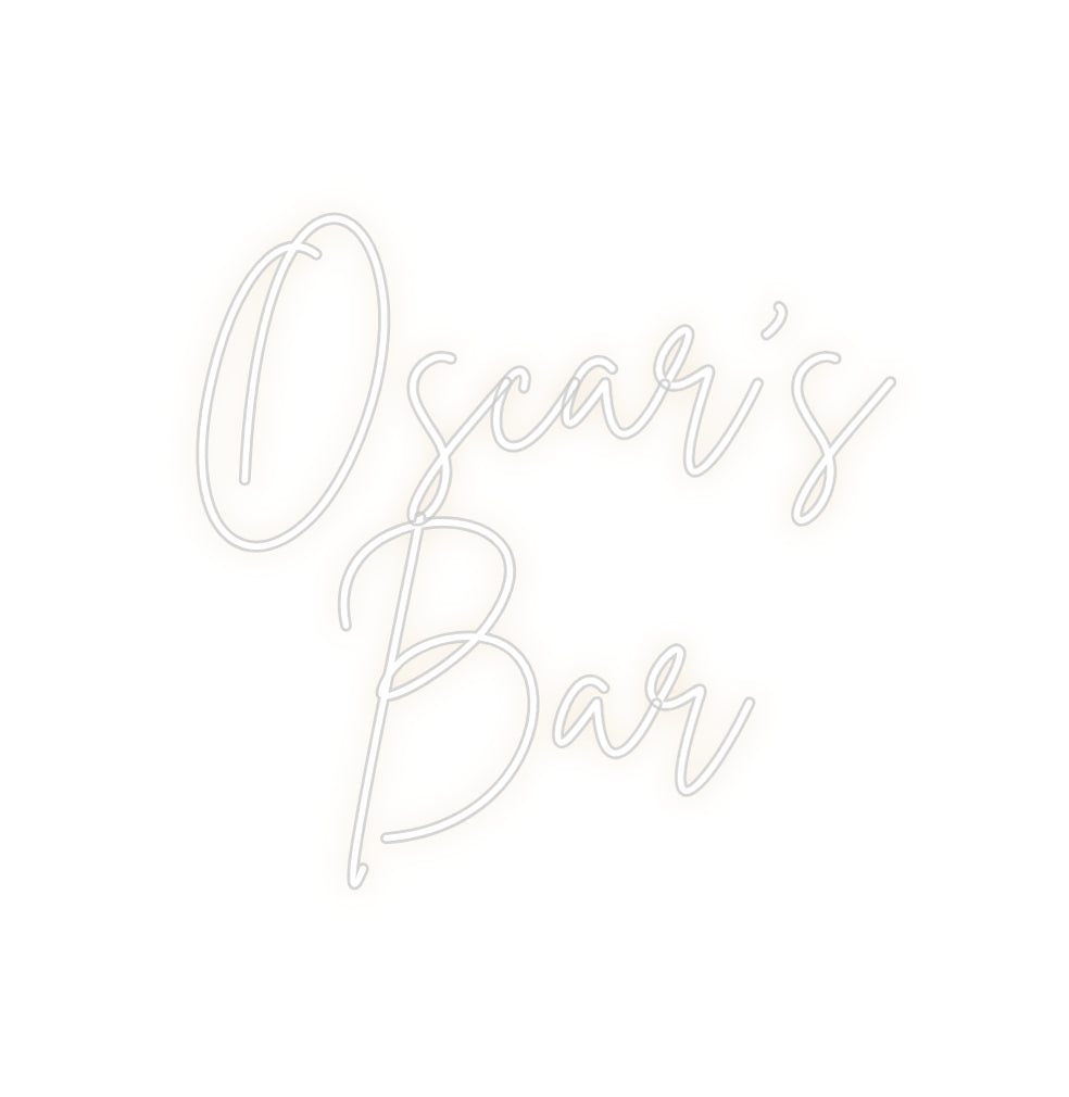 Custom Neon: Oscar's
Bar