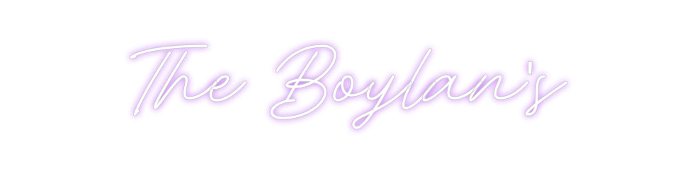 Custom Neon: The Boylan's