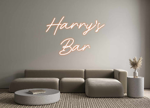 Custom Neon: Harry's
Bar