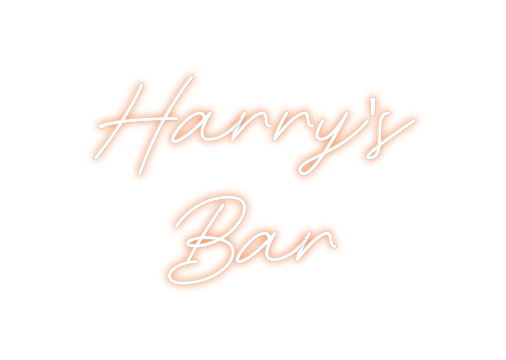 Custom Neon: Harry's
Bar