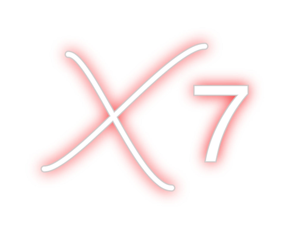 Custom Neon: X 7