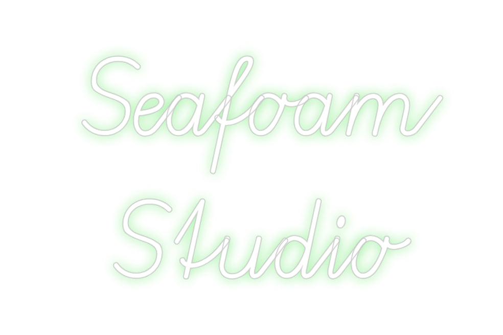 Custom Neon: Seafoam
Studio