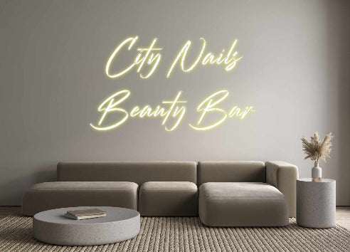 Custom Neon: City Nails 
...