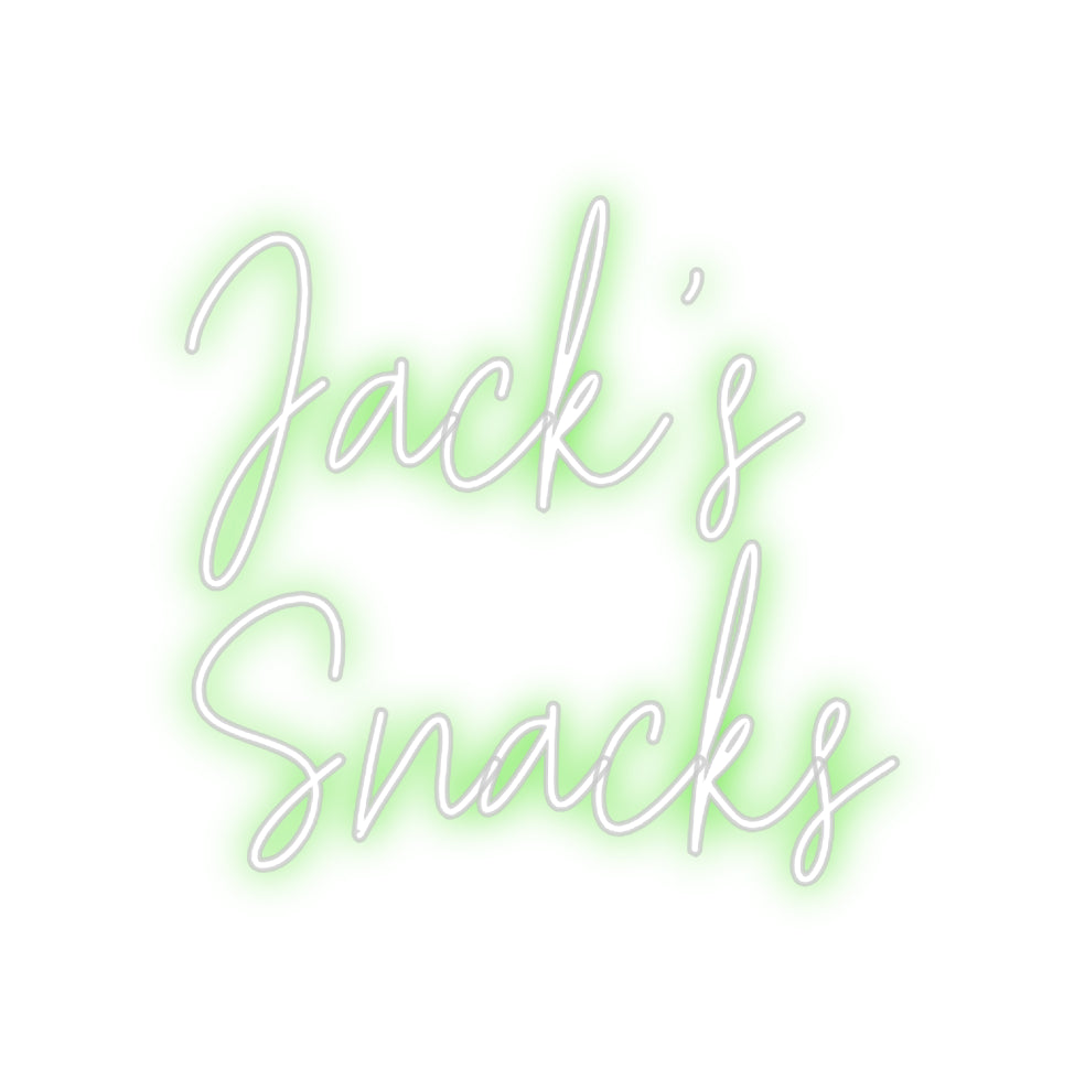 Custom Neon: Jack's
Snacks